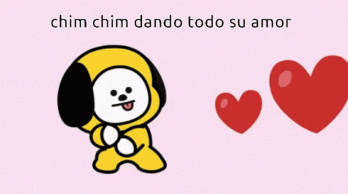 Bt21 Chimmy GIF - Bt21 Chimmy Chim Chim Dado Todo Su Amor GIFs