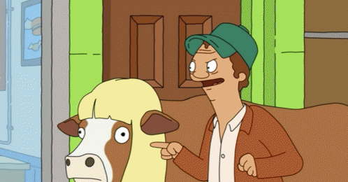 Cow-ntdown GIF - Cartoon Animated Bobs Burgers GIFs