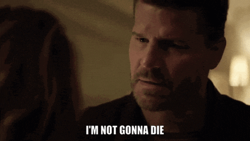 a man says i 'm not gonna die to a woman