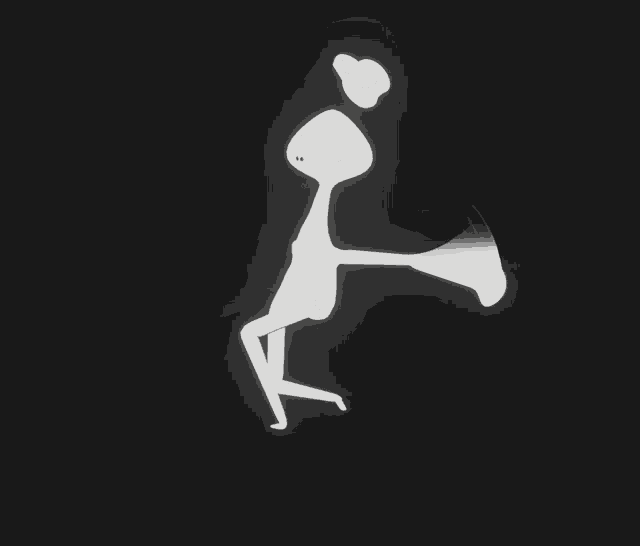 a cartoon drawing of a man with a hat on his head