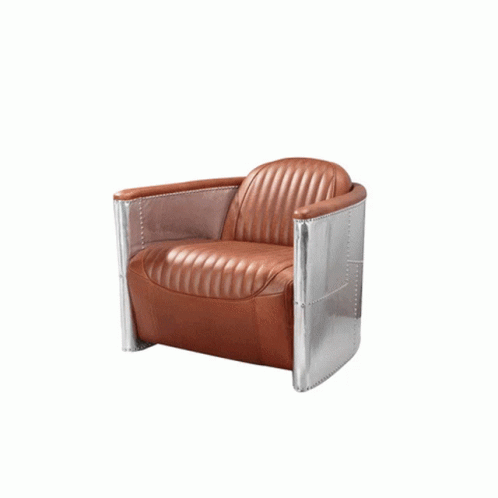 Lounge Chair Ottoman Leather Lounge Chair GIF - Lounge Chair Ottoman Leather Lounge Chair GIFs