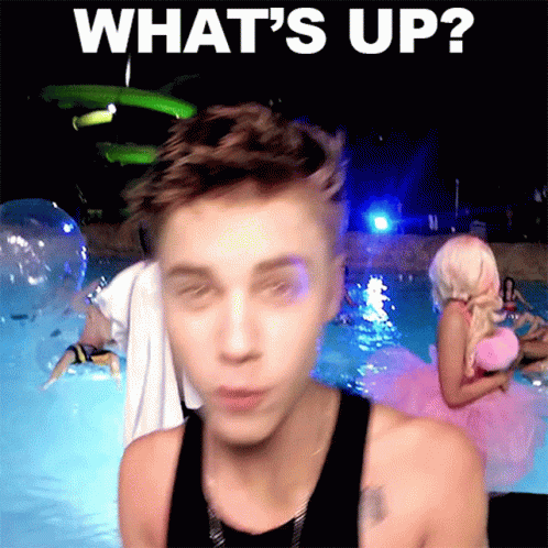 Whats Up Justin Bieber GIF - Whats Up Justin Bieber Beauty And A Beat Song GIFs