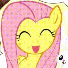 a close up of a cartoon character 's face with a smile on it
