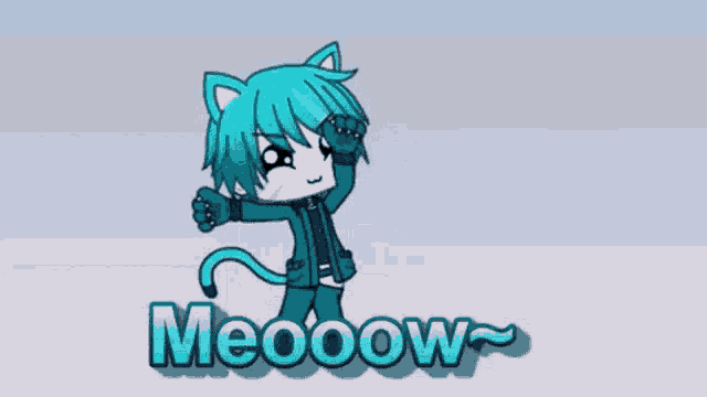 Cute Cat Anime GIF - Cute Cat Anime Dance GIFs