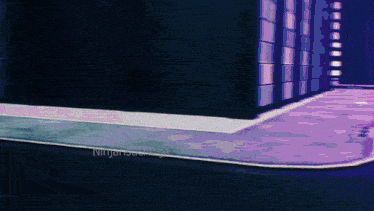 a computer generated image of a building with the word ninja on the bottom left