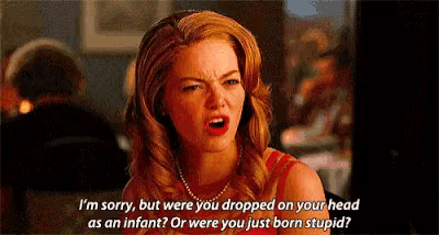 Emma Stone Born Stupid GIF