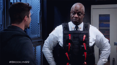 Say What Captain Ray Holt GIF - Say What Captain Ray Holt Andre Braugher GIFs