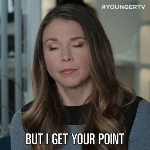 But I Get Your Point Liza Miller GIF - But I Get Your Point Liza Miller Younger GIFs