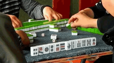 Playing Mahjong GIF - Mahjong Mahjong Table Play Mahjong GIFs