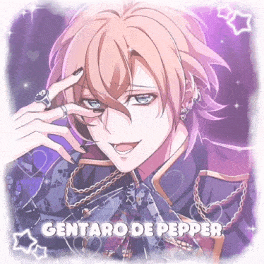a picture of a boy with the name gentaro de pepper