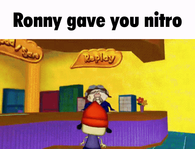 Ronny Nitro GIF - Ronny Nitro Give You Nitro GIFs