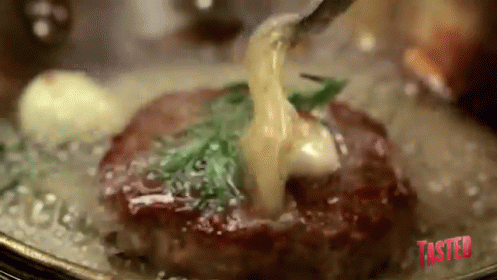 Cooking A Burger GIF - Burger Butter Cooking GIFs