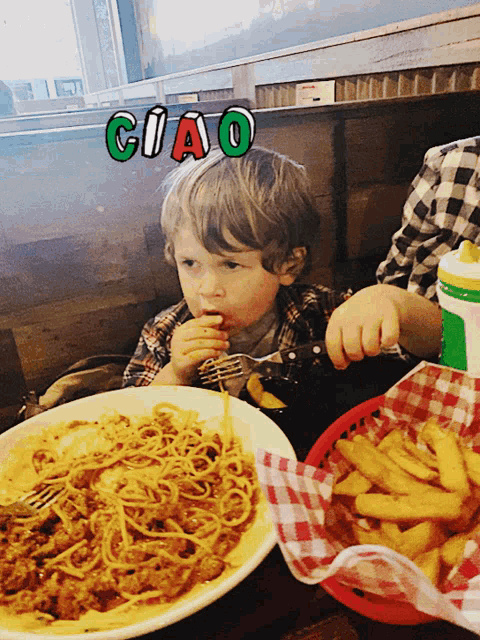 Ciao Spaghetti GIF
