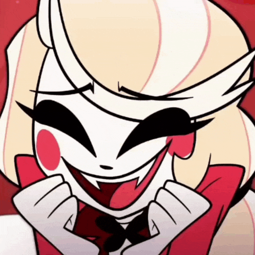 a cartoon character is making a funny face with her tongue sticking out