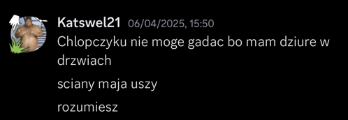 a screenshot of a text message from katswel21 dated 06/04/2025