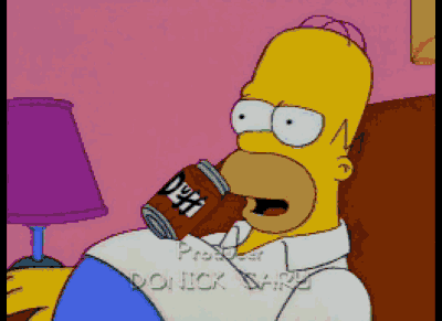 Beer GIF - The Simpsons Homer Drink GIFs