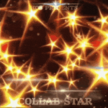 a poster that says ' collab star ' on the bottom