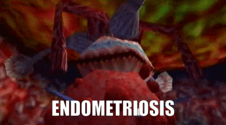 a computer generated image of an endometriosis cell