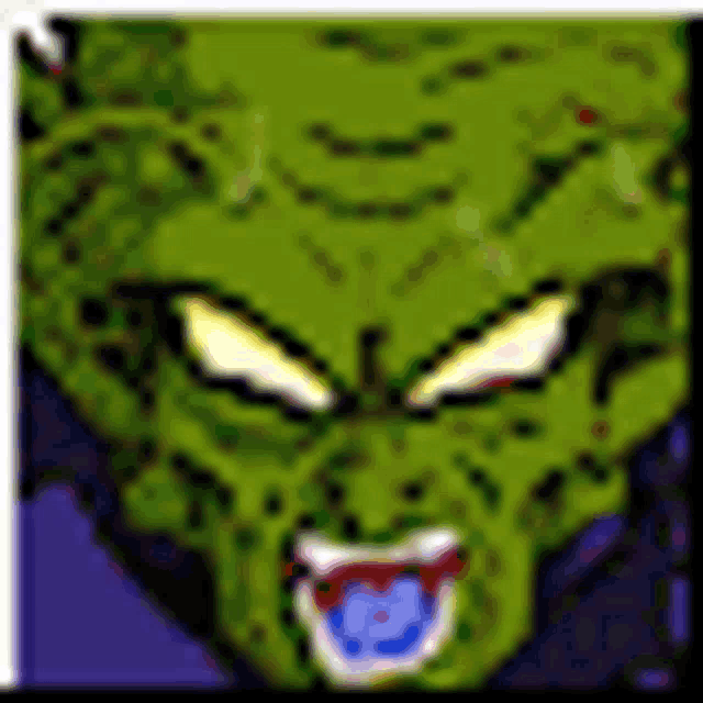 a cartoon of a green monster with a blue tongue sticking out