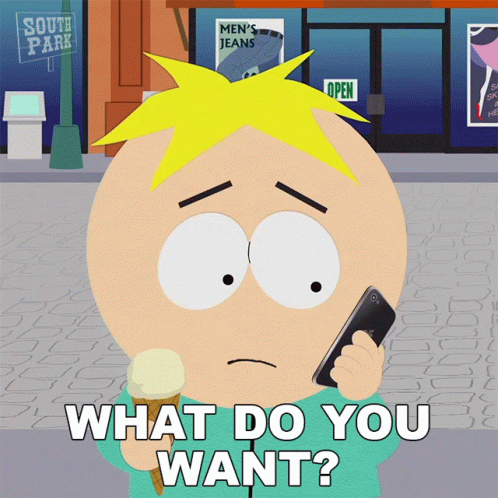 What Do You Want Butters GIF - What Do You Want Butters South Park GIFs