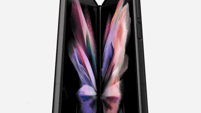 a phone that has a butterfly on it