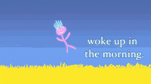 Bill Wurtz Woke Up In The Morning GIF - Bill Wurtz Woke Up In The Morning Straight Into The Sun GIFs
