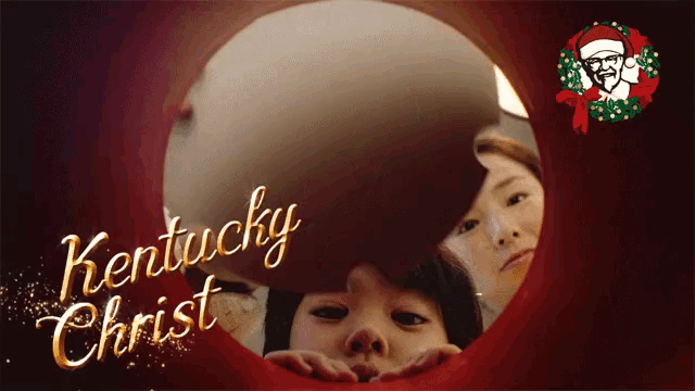 a kentucky christmas card with a picture of a man and a woman