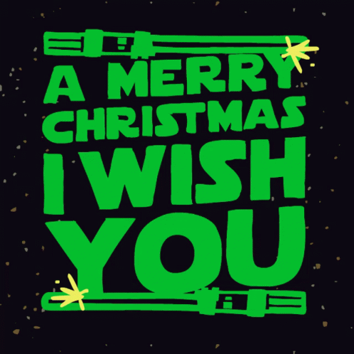 I Wish You A Merry Christmas Lightsaber GIF - I Wish You A Merry Christmas Lightsaber Star Wars GIFs