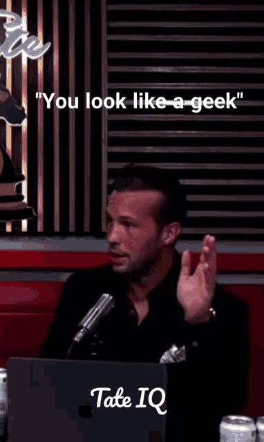 You Look Like A Geek Tate GIF - You Look Like A Geek Tate Andrew Tate GIFs