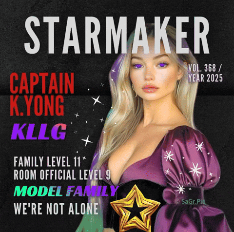 a poster for starmaker vol 368 / year 2025 featuring captain k. yong kllg