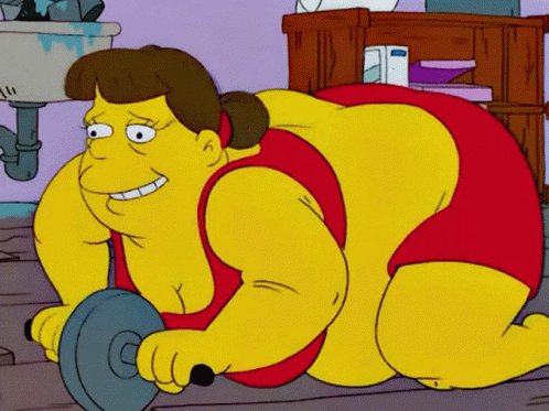 The Simpsons Fitness GIF - The Simpsons Fitness Workout GIFs