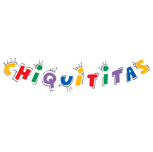 a colorful logo for chiquititas that looks like a cartoon