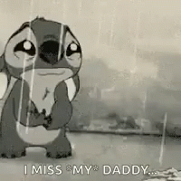 I Miss My Daddy Stitch GIF - I Miss My Daddy Stitch Sad GIFs