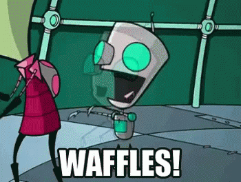 Waffles GIF - Invader Zim Happy Excited GIFs