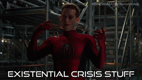 Existential Crisis Stuff Peter Parker GIF - Existential Crisis Stuff Peter Parker Spider Man GIFs