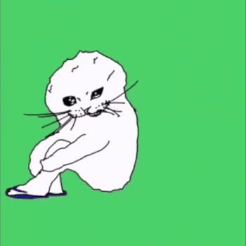 a drawing of a seal wearing blue flip flops