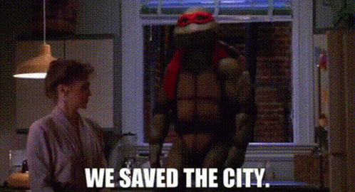 Tmnt Raphael GIF - Tmnt Raphael We Saved The City GIFs