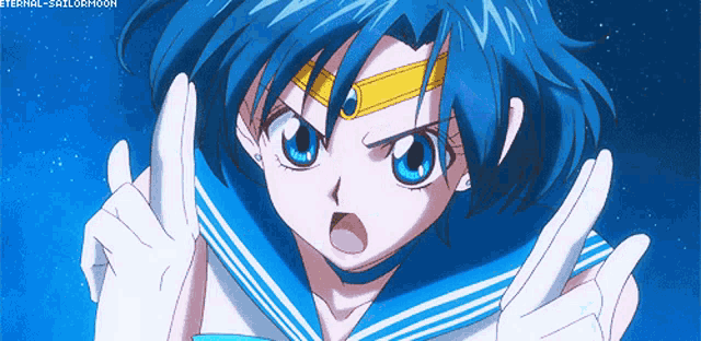 eternal-sailormoon is written on the bottom of a blue background