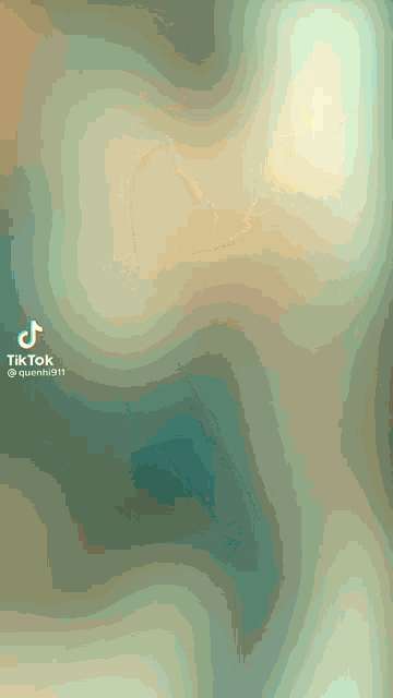 a tiktok video with a green background