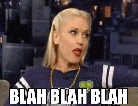 Blah Blah Blah GIF - Blah Gwen Stefani GIFs
