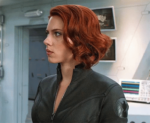 Black Widow Scarlett Johansson GIF - Black Widow Scarlett Johansson I Guess GIFs