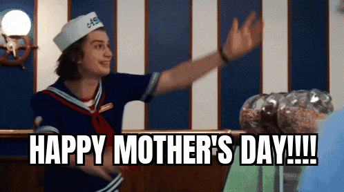 a man in a sailor costume is waving his hand and says happy mother 's day !!!