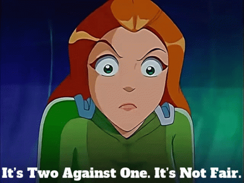 Totally Spies Sam GIF - Totally Spies Sam Its Two Against One GIFs