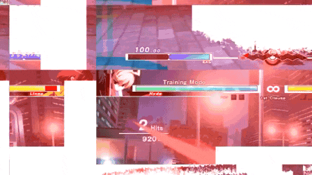 a screenshot of a video game that says training mode at the top