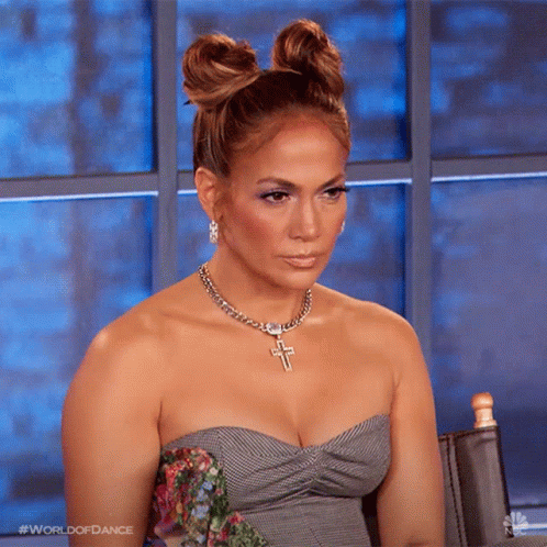 Confused Jennifer Lopez GIF - Confused Jennifer Lopez World Of Dance GIFs