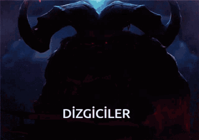 a picture of a monster with the word dizginciler written below it