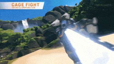 Cage Fight Ow2 GIF - Cage Fight Ow2 Mauga GIFs
