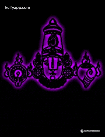 a green glowing drawing of a deity 's face on a black background