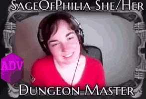 a sage of philia she / her dungeon master advertisement