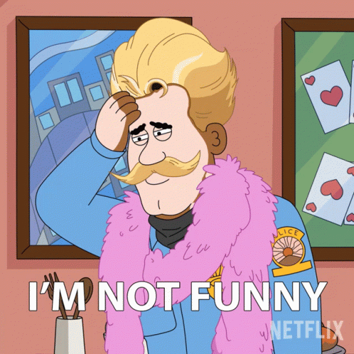 Im Not Funny Gerald Fitzgerald GIF - Im Not Funny Gerald Fitzgerald Paradise Pd GIFs